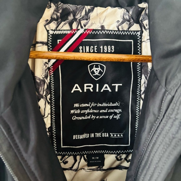 Ariat Terrace Ladies Quilted Jacket Black Equestrian Riding Coat Size M - Picture 4 of 9